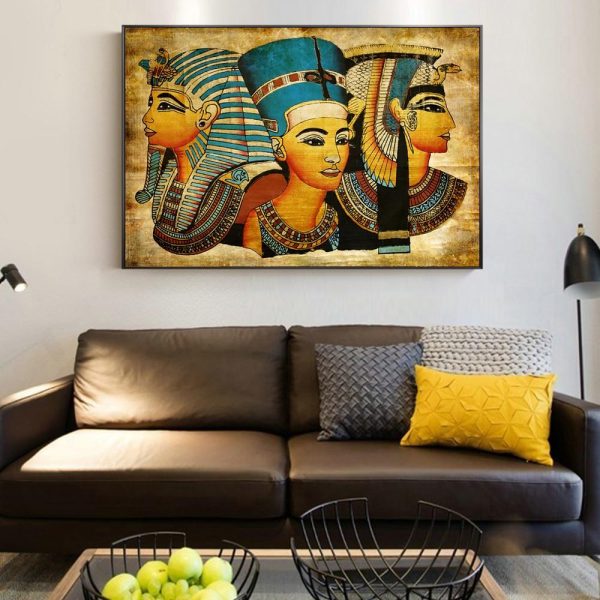 King Tut, Nefertiti and Cleopatra Wall Art Canvas Print - Image 6