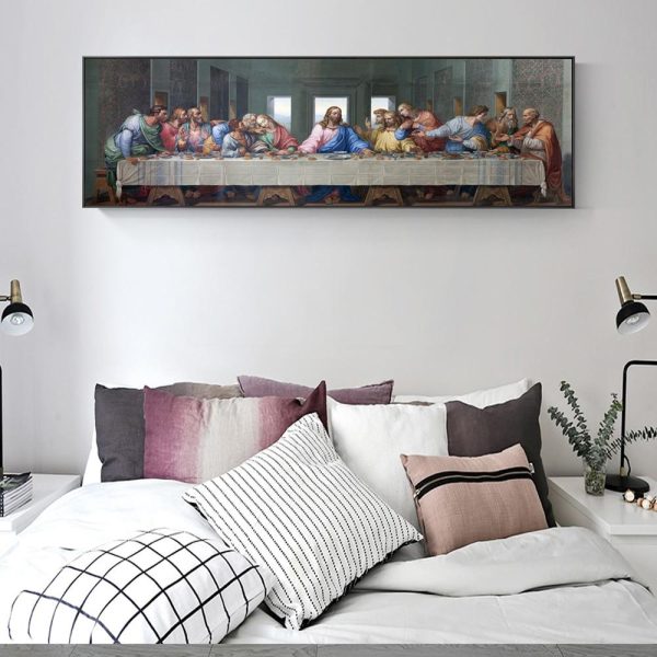 The Last Supper of Jesus Leonardo da Vinci Wall Canvas Print - Image 6