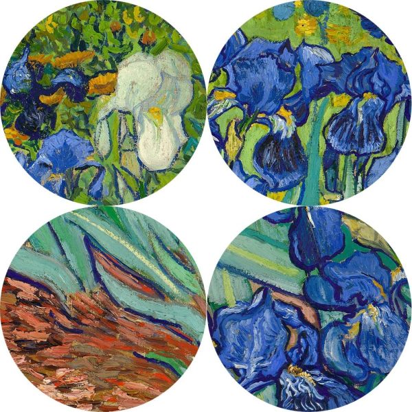 Irises Van Gogh Wall Art Canvas Print - Image 4