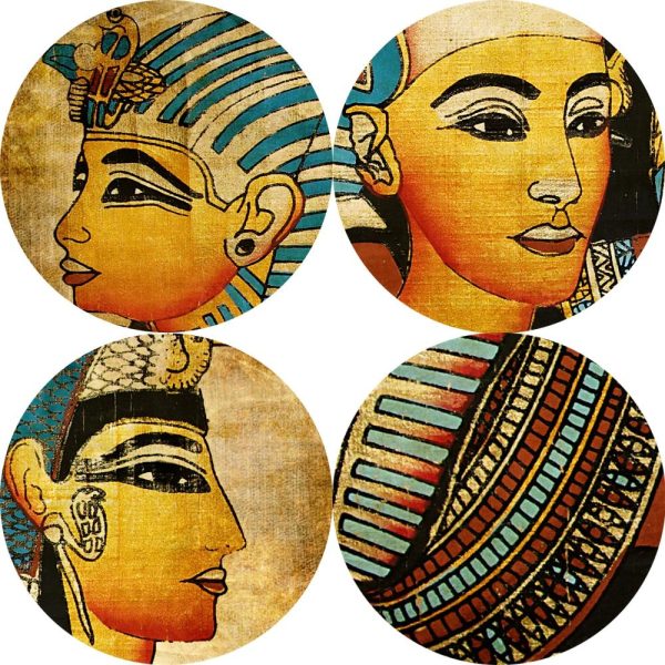 King Tut, Nefertiti and Cleopatra Wall Art Canvas Print - Image 4