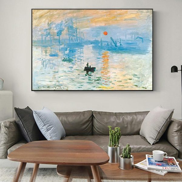 Impression Sunrise Claude Monet Wall Art Canvas Print - Image 5