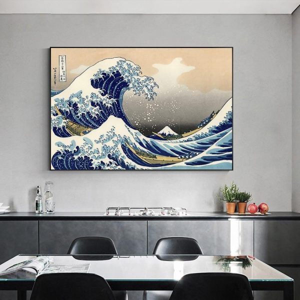 The Great Wave off Kanagawa Canvas Katsushika Hokusai Wall Art Canvas Print - Image 5