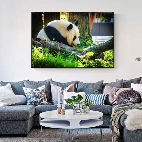 Giant Panda Wall Art Canvas Print - Image 2