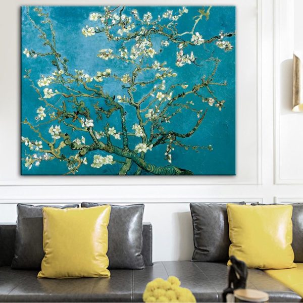 Almond Blossom Van Gogh Wall Art Canvas Print - Image 5