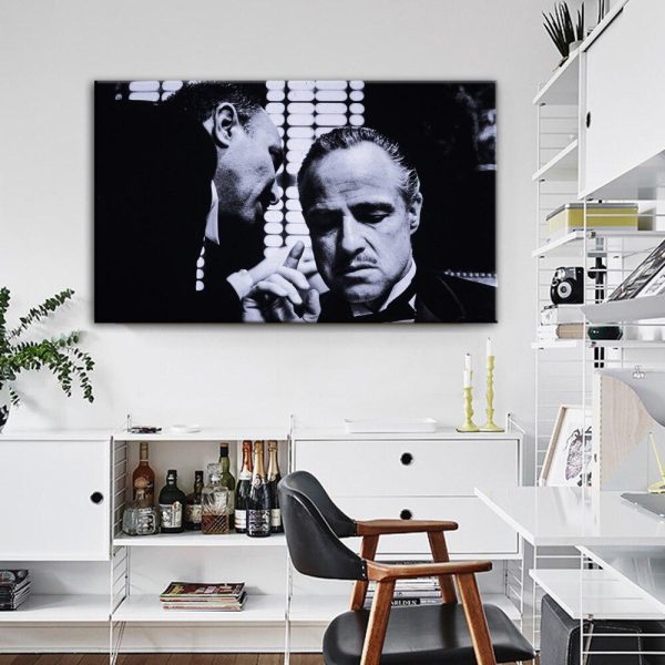Godfather Vintage Movie Wall Art Canvas Print - Image 5