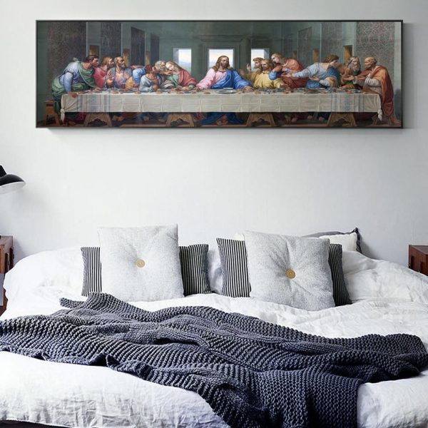 The Last Supper of Jesus Leonardo da Vinci Wall Canvas Print - Image 5