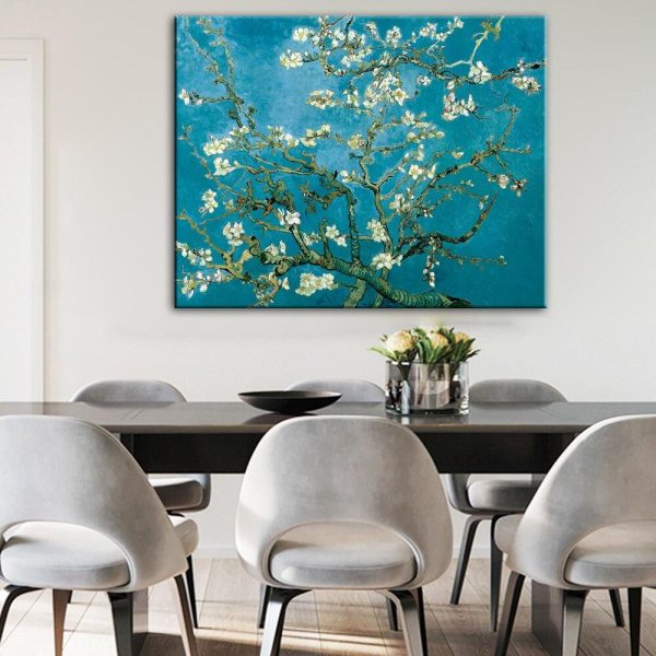 Almond Blossom Van Gogh Wall Art Canvas Print - Image 2