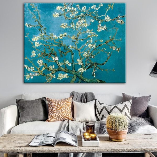 Almond Blossom Van Gogh Wall Art Canvas Print
