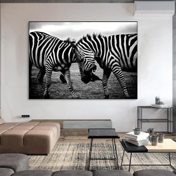 Africa Zebra Wall Art Picture