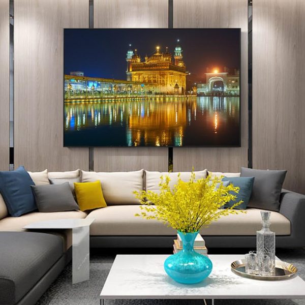 Indian Amritsar Golden Temple Wall Art Canvas Print - Image 4