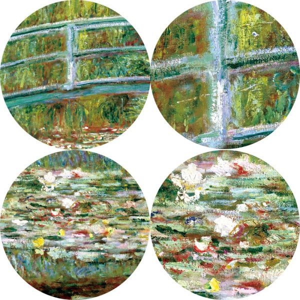 Bridge Over a Pond of Water Lilies Claude Monet Wall Art Canvas Print - Image 4