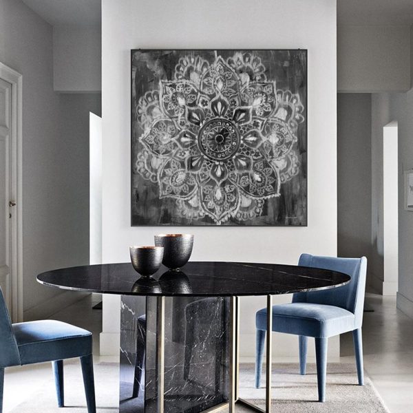 Abstract Magic Mandala Wall Art Canvas Print - Image 5