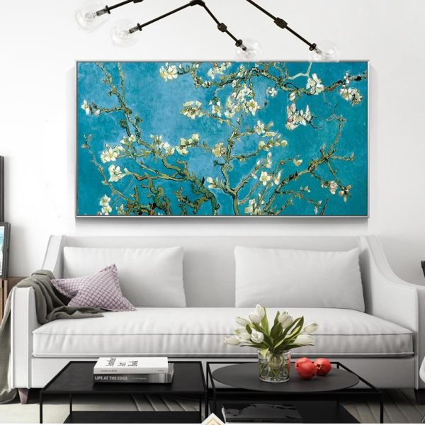 Almond Blossom Van Gogh Wall Art Canvas Print - Image 5