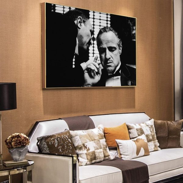 Godfather Vintage Movie Wall Art Canvas Print - Image 6