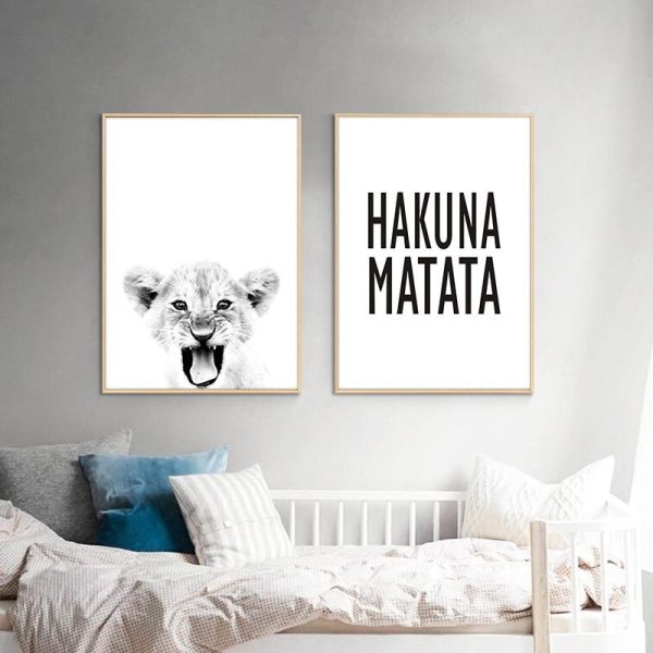 Simba Hakuna Matata Wall Art Canvas Print - Image 5