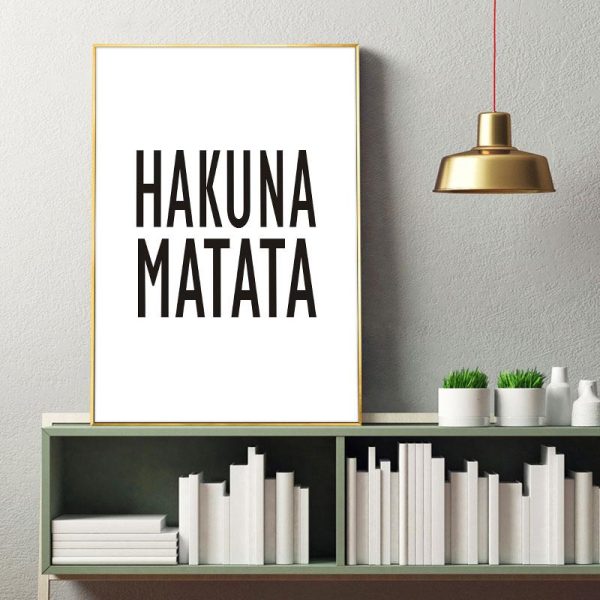 Simba Hakuna Matata Wall Art Canvas Print - Image 3