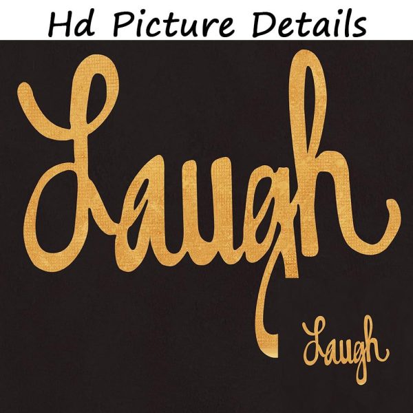 Modern Text Live Love Laugh Wall Art Canvas Print - Image 6