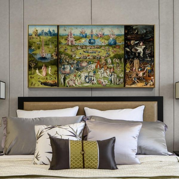The Garden of Earthly Delights Bosch Hieronymus Wall Art Canvas Print - Image 6