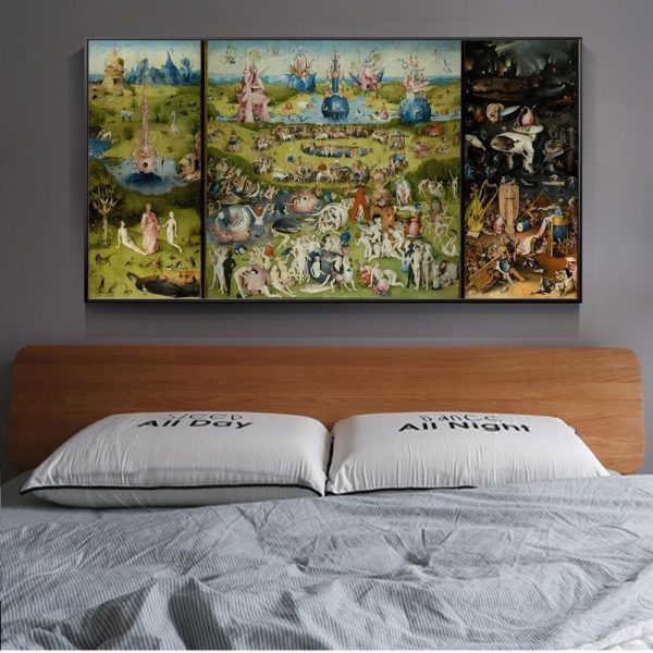 The Garden of Earthly Delights Bosch Hieronymus Wall Art Canvas Print - Image 5