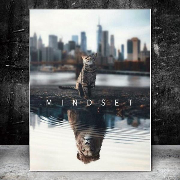 Small Cat Like a Lion,Tiger and Panther Wall Art Canvas Print