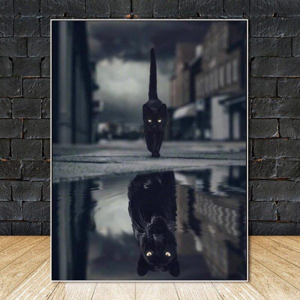 Small Cat Like a Lion,Tiger and Panther Wall Art Canvas Print - Image 3