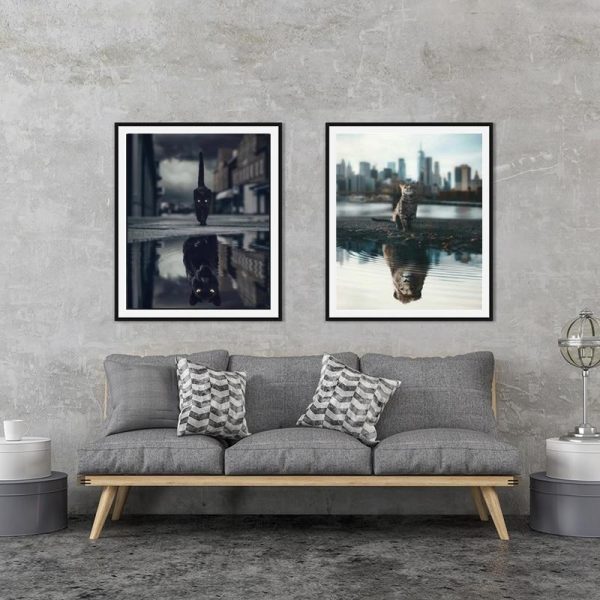 Small Cat Like a Lion,Tiger and Panther Wall Art Canvas Print - Image 6