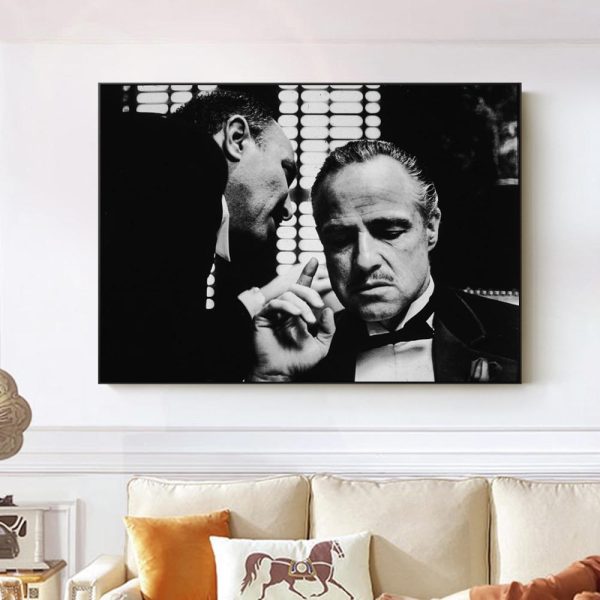 Godfather Vintage Movie Wall Art Canvas Print - Image 2