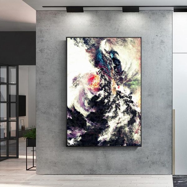 Colorful Cloud Wall Art Canvas Print