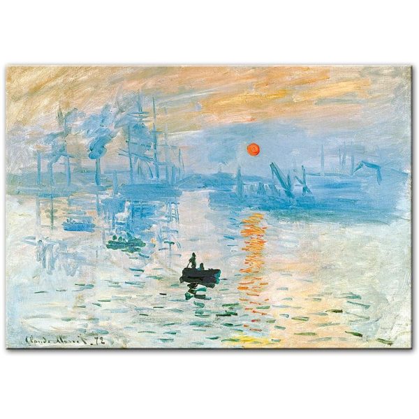 Impression Sunrise Claude Monet Wall Art Canvas Print - Image 3
