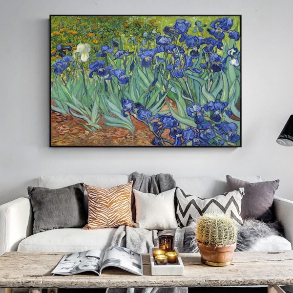 Irises Van Gogh Wall Art Canvas Print - Image 5