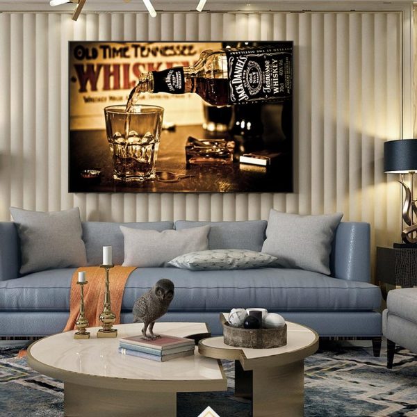 Whiskey Jack Daniels Wall Art Canvas Print - Image 5