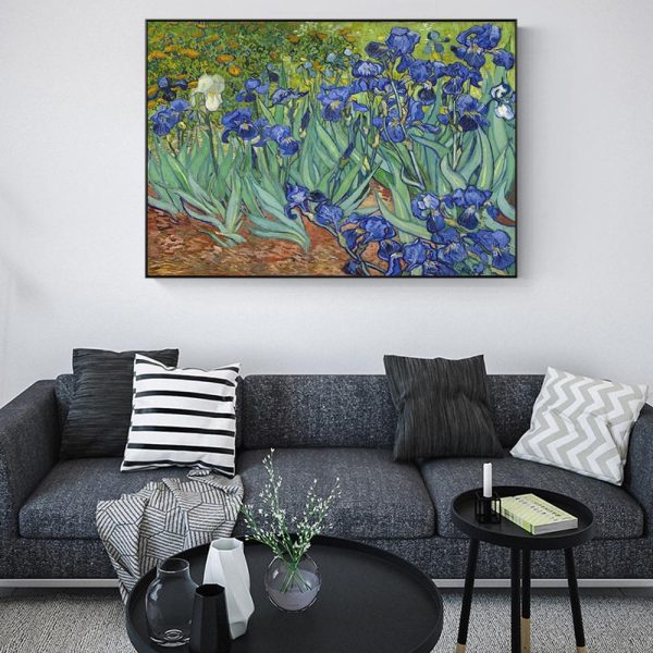 Irises Van Gogh Wall Art Canvas Print - Image 6