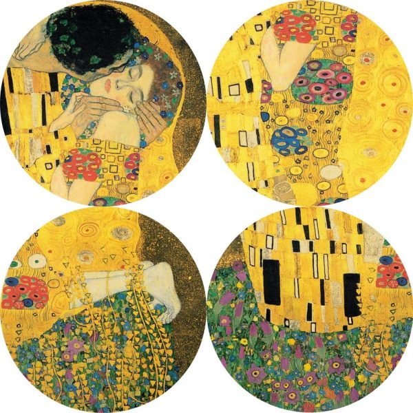 Gustav Klimt Kiss Wall Art Canvas Print - Image 5