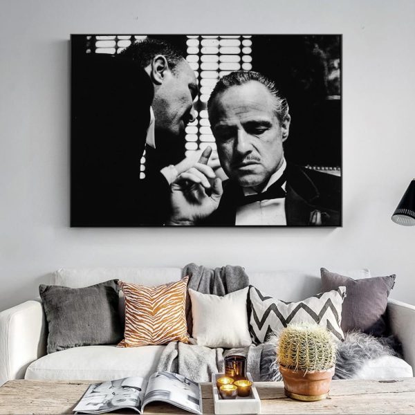 Godfather Vintage Movie Wall Art Canvas Print - Image 5