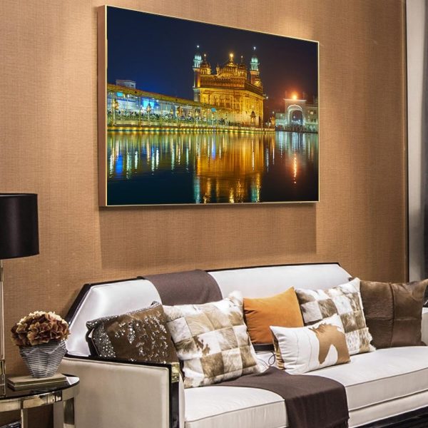 Indian Amritsar Golden Temple Wall Art Canvas Print - Image 5