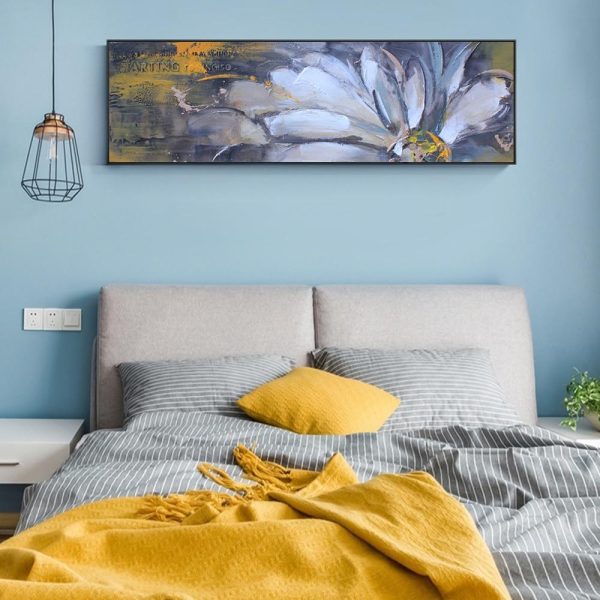 Abstract Flowers Oil Canvas Wall Paintings - Image 5