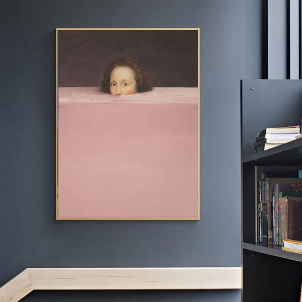 Creative Portrait Famous Paintings Spoof Wall Art Canvas Print