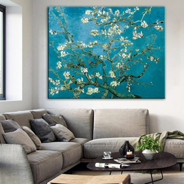 Almond Blossom Van Gogh Wall Art Canvas Print - Image 6
