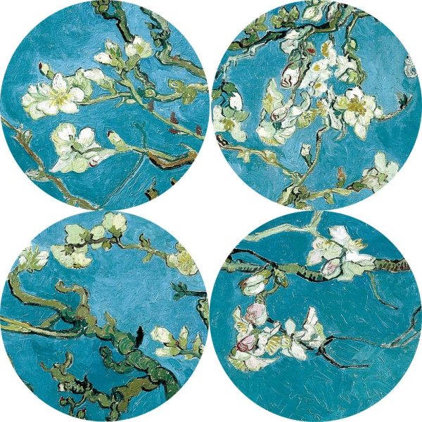 Almond Blossom Van Gogh Wall Art Canvas Print - Image 4