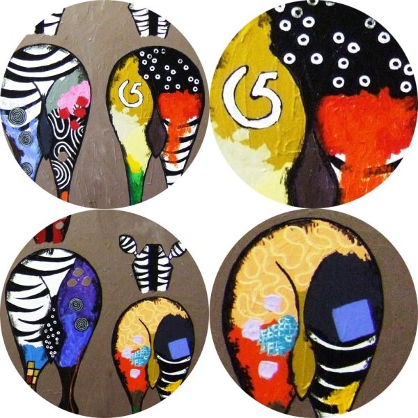 Abstract Zebra Canvas Art Paintings - Image 4