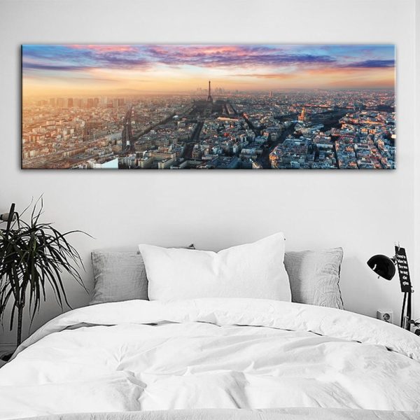 Skyline of Paris Canvas Print Picture - Image 3