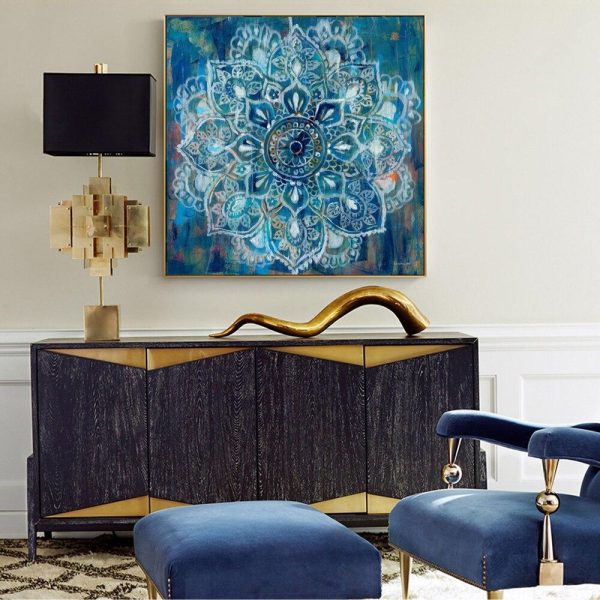Abstract Magic Mandala Wall Art Canvas Print - Image 6