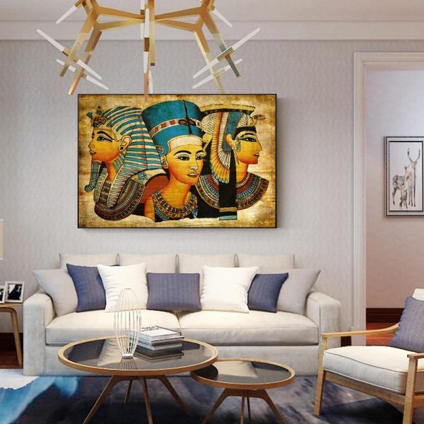 King Tut, Nefertiti and Cleopatra Wall Art Canvas Print - Image 5