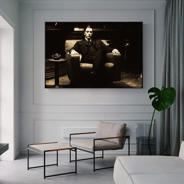 Godfather Vintage Movie Wall Art Canvas Print - Image 5