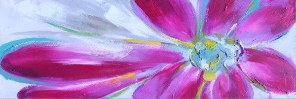 Abstract Flowers Oil Canvas Wall Paintings - Image 27