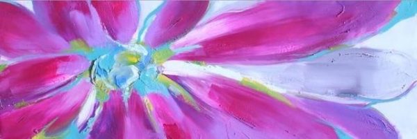 Abstract Flowers Oil Canvas Wall Paintings - Image 28