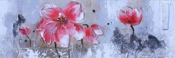 Abstract Flowers Oil Canvas Wall Paintings - Image 9