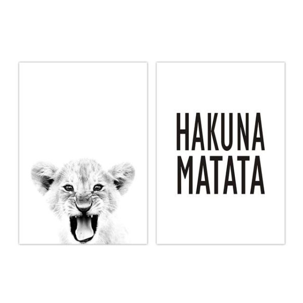 Simba Hakuna Matata Wall Art Canvas Print - Image 9