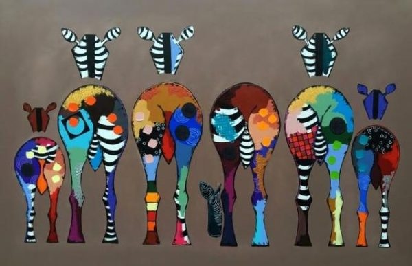 Abstract Zebra Canvas Art Paintings - Image 8