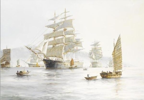 Seascape Ship Sailing Wall Art Canvas Print - Image 8